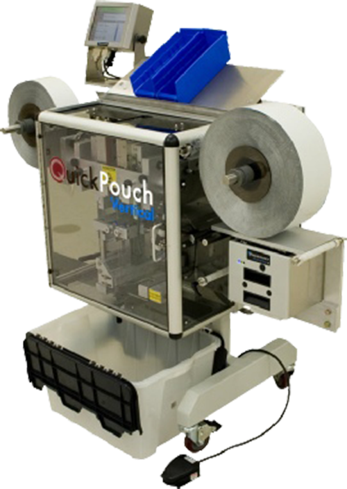 Classic yellowed QuickPouch vertical form fill sealer